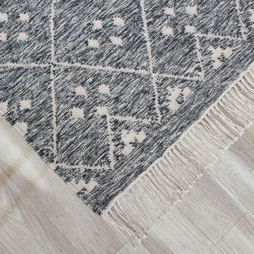 Temple & ster Grey Paige HandWoven WoolBlend Rug & Reviews