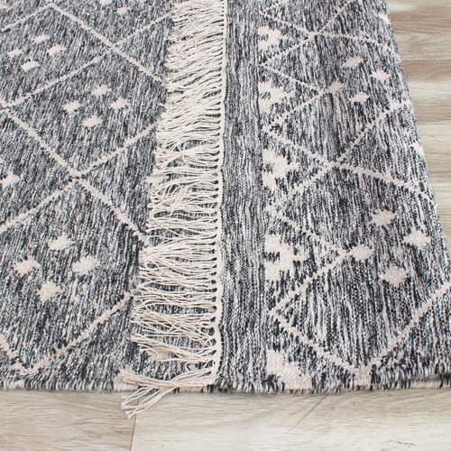 Temple & ster Grey Paige HandWoven WoolBlend Rug & Reviews