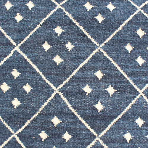 Temple & ster Blue Paige HandWoven WoolBlend Rug