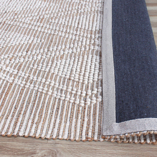 Temple & Webster Sol Hand-Woven Hemp & Wool Rug
