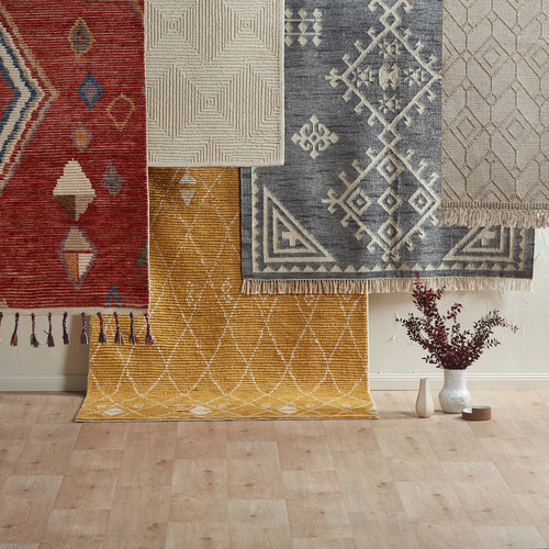 Temple & Webster Marigold Ostin Hand-Knotted Wool Rug