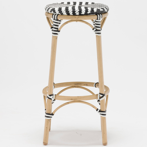 Temple & Webster Paris PE Rattan Cafe Barstool