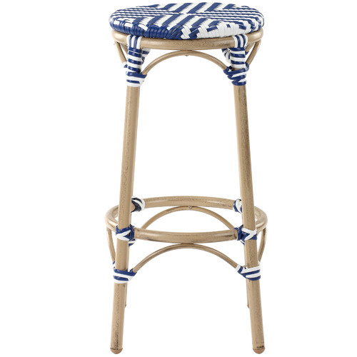 Temple & Webster Paris PE Rattan Cafe Barstool