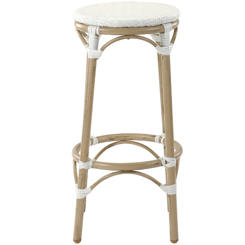 Temple & Webster Paris PE Rattan Cafe Barstool
