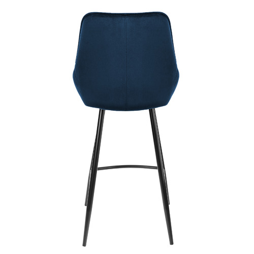 Temple & Webster 67cm Nappa Velvet High Back Barstools