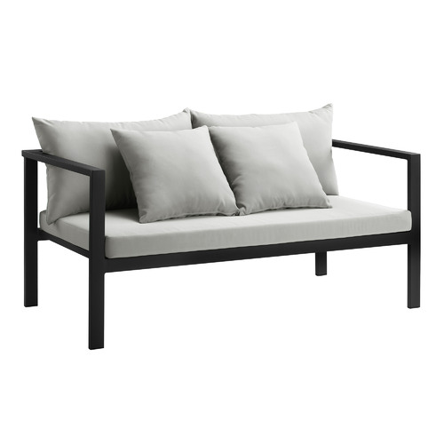 Temple & Webster Felix 4 Seater Aluminium Outdoor Sofa Set