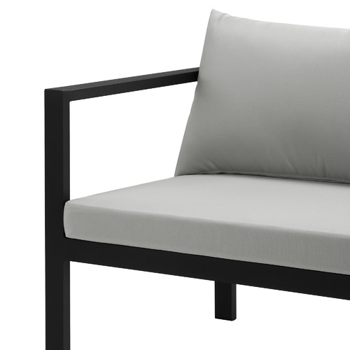 Temple & Webster Felix 4 Seater Aluminium Outdoor Sofa Set