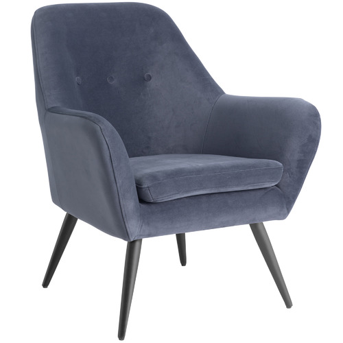 Temple & Webster Memphis Velvet Armchair