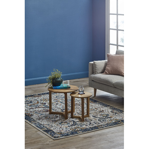 Temple & Webster Olwen 2 Piece Oak Side Table