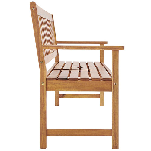 Temple & ster 3 Seater Barbados Wooden Outdoor Bench with Built In