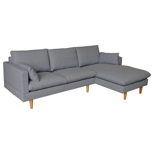 Temple & Webster Grey Silas Sofa with Chaise