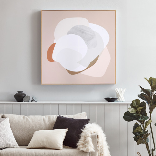 Temple & ster Blush Peppa Framed Canvas Wall Art & Reviews