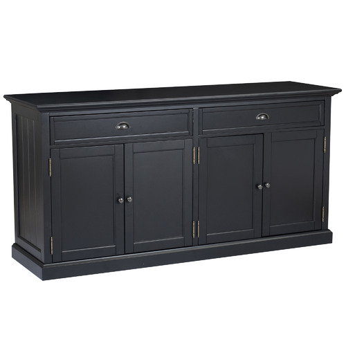 Large black buffet discount