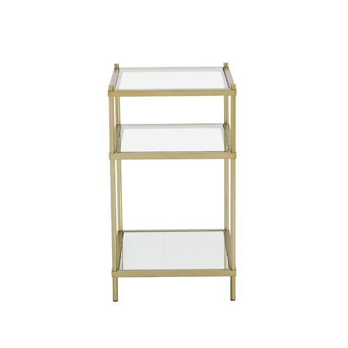 Temple & Webster Francesca Glass Side Table Temple & Webster Francesca Glass Side Table