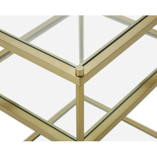 Temple & ster Francesca Glass Side Table