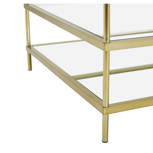 Temple & ster Square Francesca Glass Coffee Table