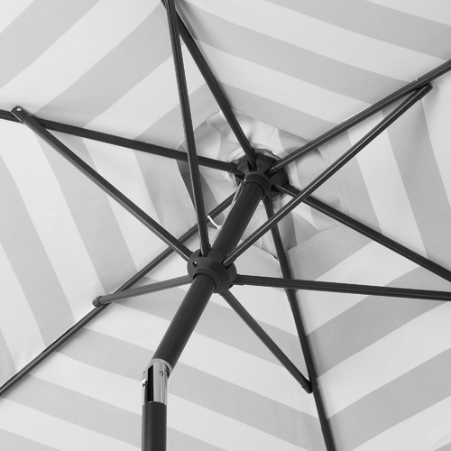 22m Striped Brighton Market Umbrella