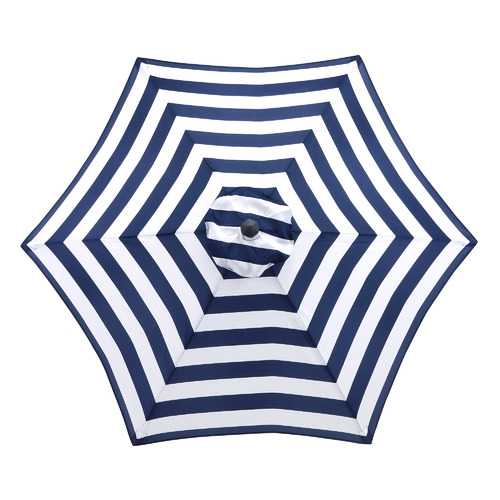 27m Striped Brighton Market Umbrella