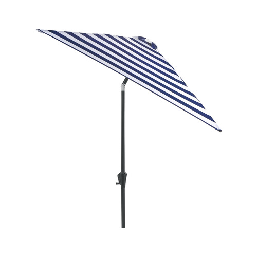 Temple & ster 2.7 x 1.8m Brighton Striped Rectangular Market Umbrella