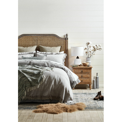 Temple & Webster Mer Linno Cotton Cushion