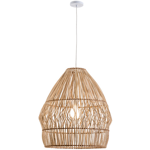 Temple & Webster Archer Rattan Pendant Light