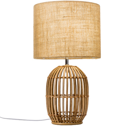 rattan bedside lamp