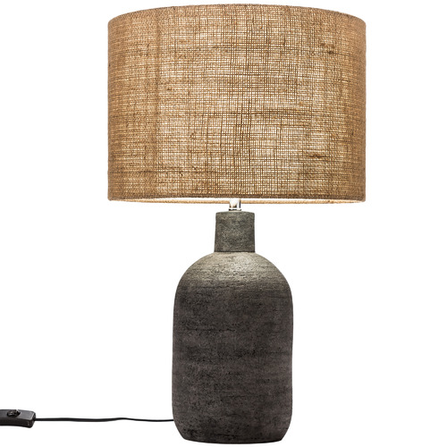 Temple Webster 57cm Black Maya Ceramic Table Lamp Temple Webster 57cm Black Maya, Mya Floor Lamp