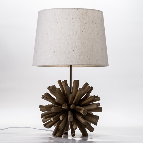 Temple Webster 56cm Driftwood Ball Table Lamp 56cm Driftwood Ball Table Lamp, Driftwood Table Lamps Australia