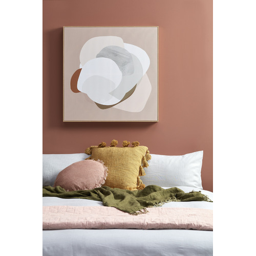 Temple & Webster Blush Peppa Framed Canvas Wall Art & Reviews