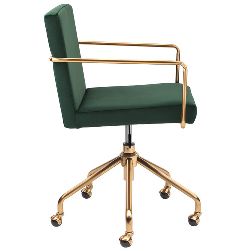 Forest-Green-Camden-Velvet-Home-Office-Chair