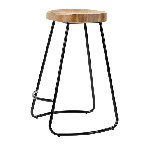 Temple & ster 2 Seater Vonn Kitchen Island Bench & Vintage Elm Wood