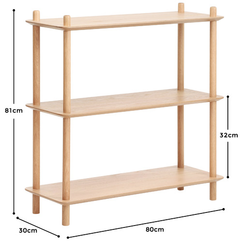 Natural Banjol Bookshelf