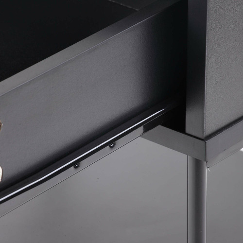 Black Baxter Bedside Table