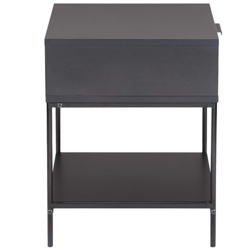 Black Baxter Bedside Table