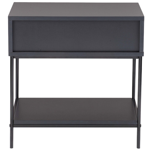 Black Baxter Bedside Table
