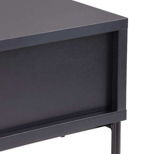 Black Baxter Bedside Table