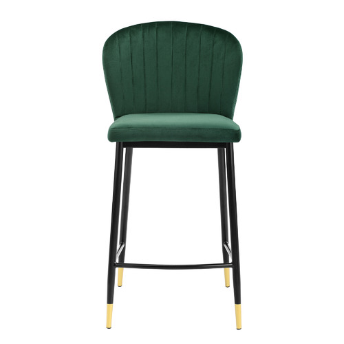 67cm-Green-Venus-Velvet-Bar-Stools