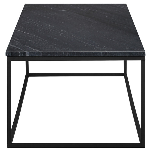 Temple & ster 110cm Black Serena Marble Coffee Table