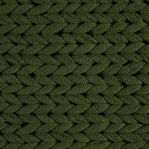 Temple & ster Forest Green Chunky Knit Throw & Reviews