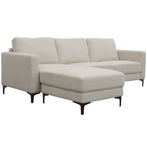 Temple & Webster Alexis 3 Seater Corner Sofa with Ottoman & Reviews