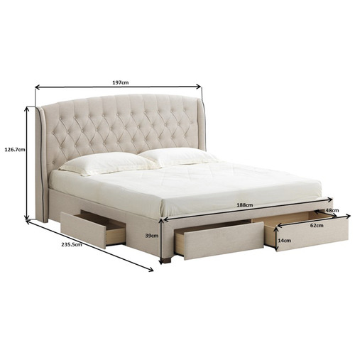 Beige-Audrey-Tufted-Wingback-Bed