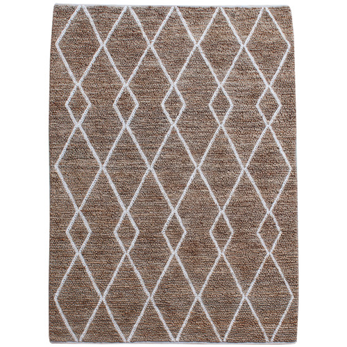 White Loft HandWoven JuteBlend Rug Temple & ster