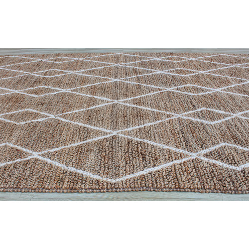 White Loft HandWoven JuteBlend Rug Temple & ster