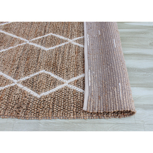 White Loft HandWoven JuteBlend Rug Temple & ster