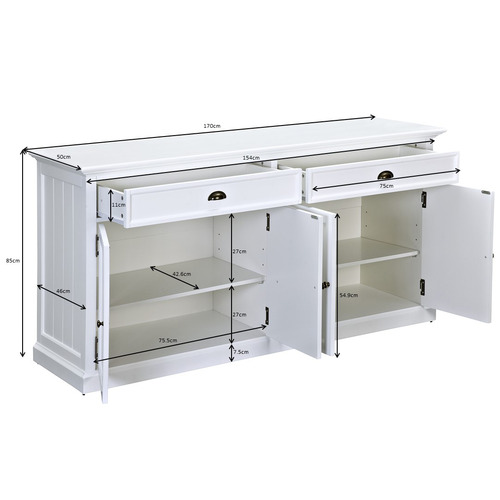 Temple & ster Large Hamptons Sideboard Buffet & Reviews