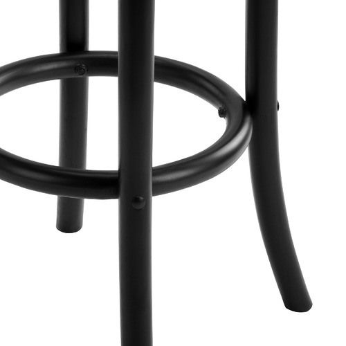 65cm Luca Beech Wood & Rattan Bar Stool