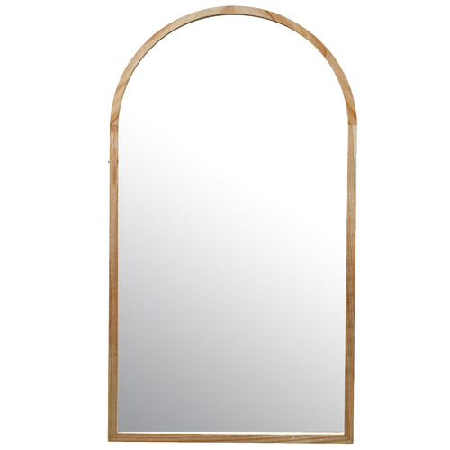 Temple Webster Tate Arched Wooden Framed Wall Mirror - Arched Wall Mirrors Australia