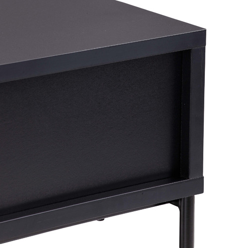 Temple & ster Black Baxter Bedside Table