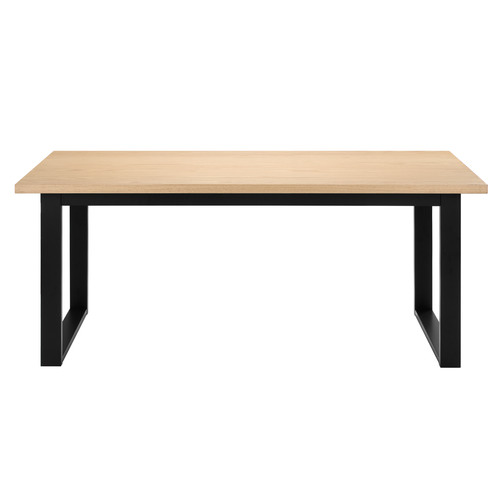 Black-Ski-Leg-Oak-Wood-Dining-Table-SBDT6SKI