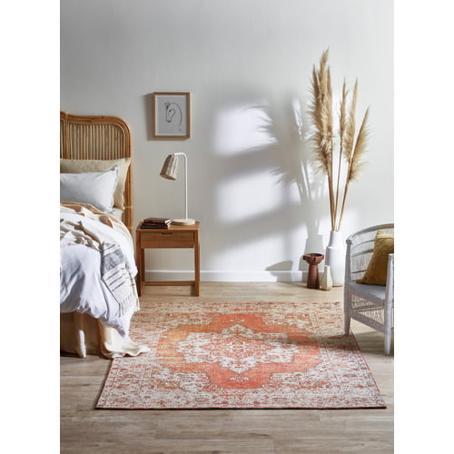 Aria-Vintage-Style-Cotton-Blend-Rug